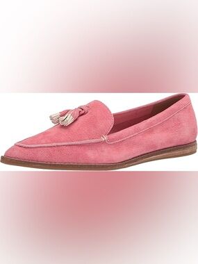 Sperry Coral Pink Suede Tassel Loafers - Women